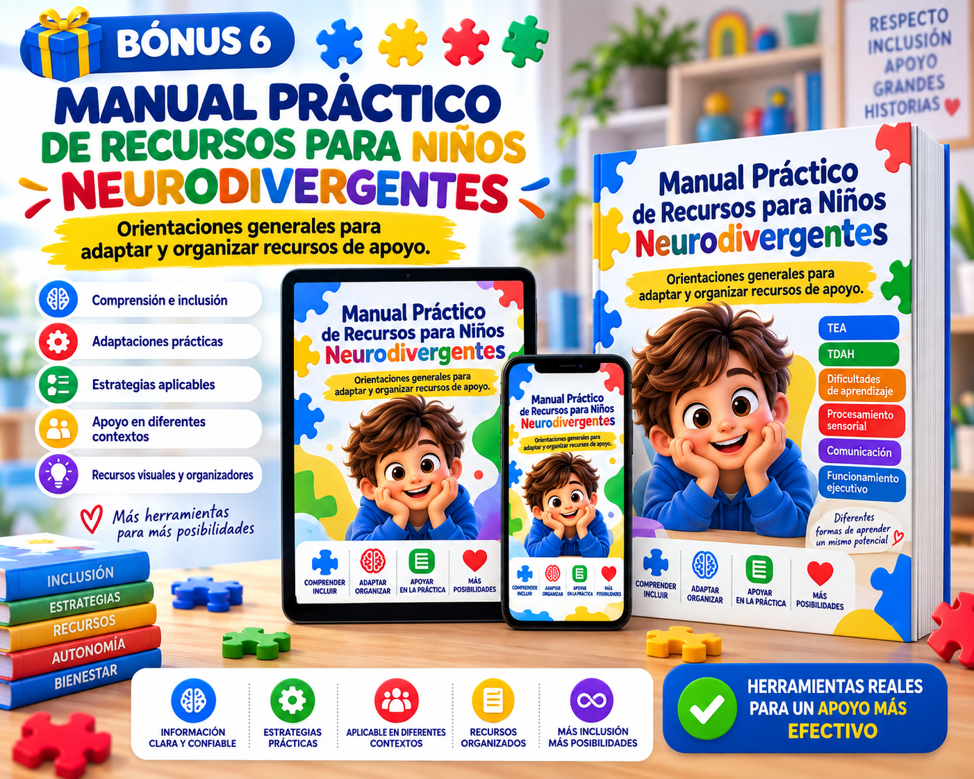 Manual Práctico de Recursos para Niños Neurodivergentes